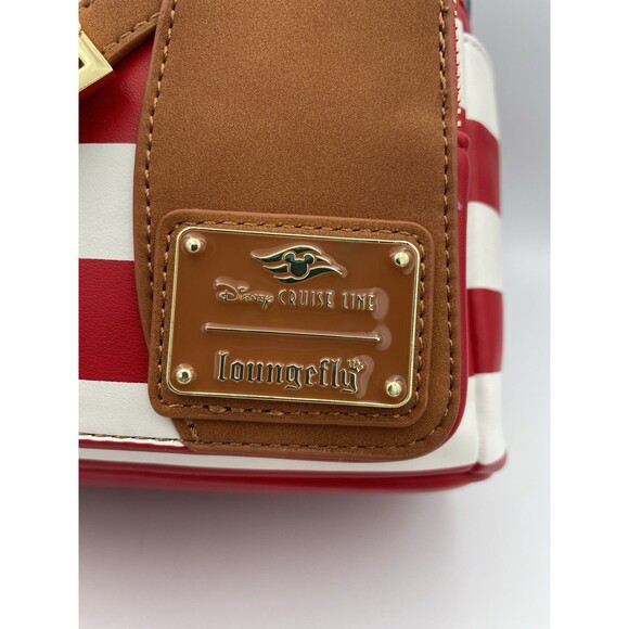 RARE EXCLUSIVE Pirate Stitch Loungefly Backpack Disney Cruise Line Never Used - Picture 2 of 12